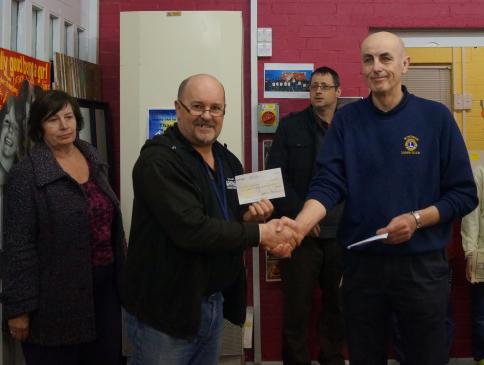 Award of Swimarathon sponsor money to Burnham Youth Club