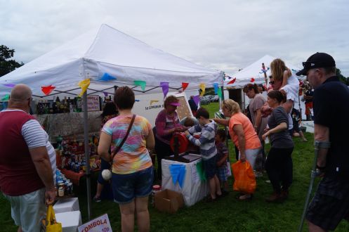 Lots of prizes in the tombola