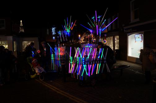 Fun Glowstick Stall on the Hight Street