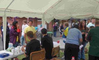 SADSAD Games - Lions and Cadets serving the food and drink