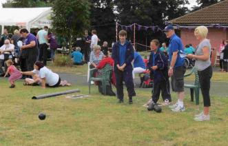 SADSAD Games - Competitors engaged in bowls